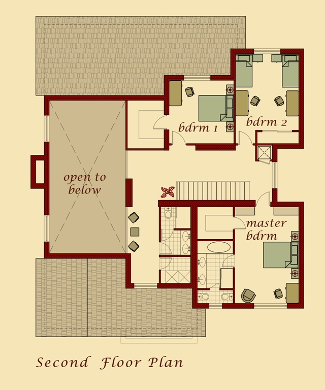 Van Model Second Floor Plan